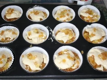 Muffins: Muffins mit Amaretto-Citrusfrüchten - Rezept - Bild Nr. 4