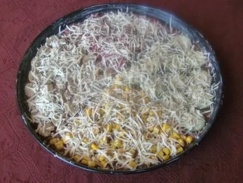 Bunte Hackfleischpizza - Rezept - Bild Nr. 5