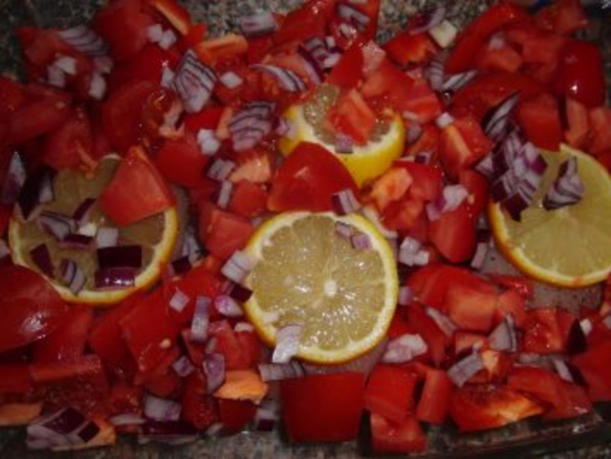 Huhn : Saftige Hähnchenbrust im Bratschlauch, mit Paprika, Tomate und grünen Bohnen - Rezept - Bild Nr. 3