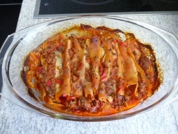 Aufläufe : Cannelloni gefüllt - Rezept