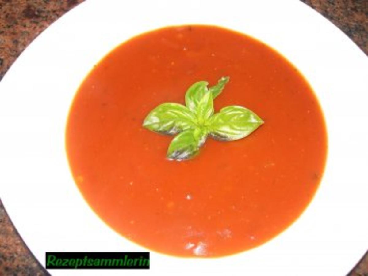 Suppe:   TOMATENSUPPE rustikal - Rezept