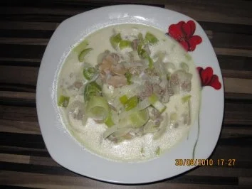 Käse - Lauch Suppe - Rezept