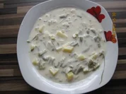 Buttermilch-Bohnensuppe - Rezept