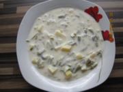 Buttermilch-Bohnensuppe - Rezept