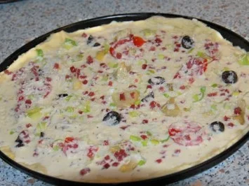 Tarte flambeé.... - Rezept - Bild Nr. 3