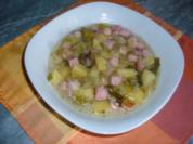 Eintopf : Lauch - Eintopf  mit Kasseler - Rezept