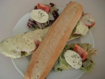 Überbackenes Baguette - Rezept