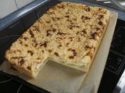 Pfirsichkuchen mit Streuseln - Rezept