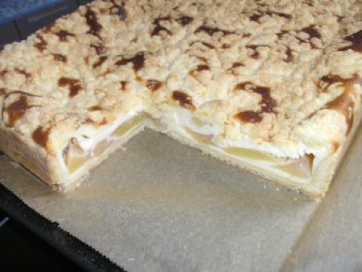 Pfirsichkuchen mit Streuseln - Rezept - Bild Nr. 2