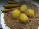 Gehacktes-Stippe mit Salzkartoffeln und - Rezept
