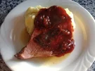 Kasselerbraten mit Essigzwetschgen - Rezept