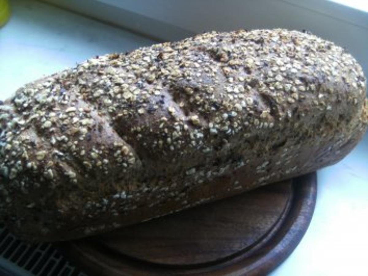 ( Brot ) 3 Korn- Roggen-Vollkornbrot - Rezept - kochbar.de