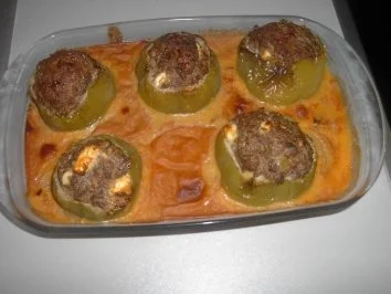 Paprika gefüllt - Rezept