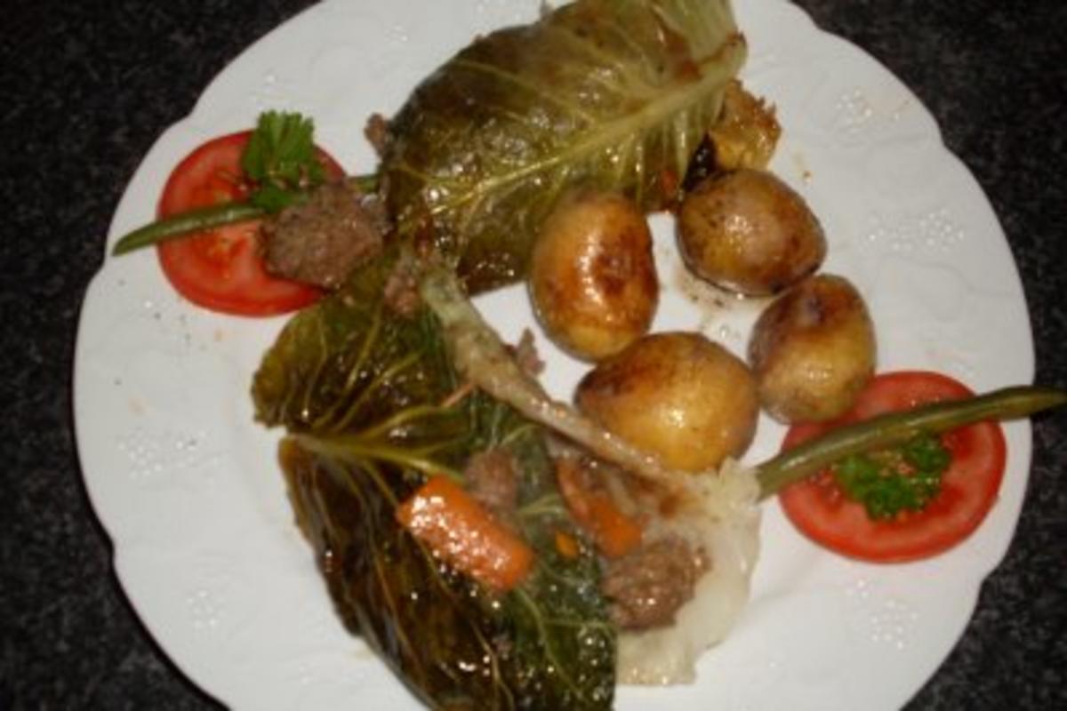 Wirsing - Rouladen mit Drillinge.... - Rezept - kochbar.de