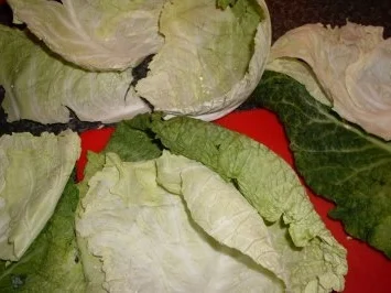 Rezept: Wirsing - Rouladen mit Drillinge.... Bild Nr. 2 Wirsing - Rouladen mit Drillinge.... - Rezept - Bild Nr. 2