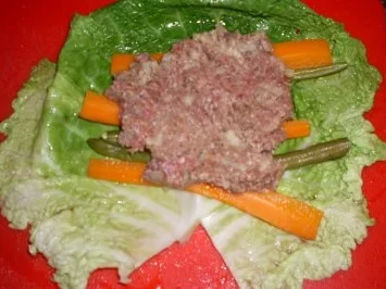 Rezept: Wirsing - Rouladen mit Drillinge.... Bild Nr. 5 Wirsing - Rouladen mit Drillinge.... - Rezept - Bild Nr. 5