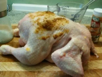 Rezept: Würzhähnchen mit Orangen Bild Nr. 4 Würzhähnchen mit Orangen - Rezept - Bild Nr. 4