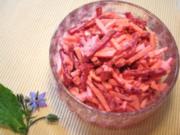 Apfel - Rote Bete - Salat - Rezept