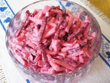 Apfel - Rote Bete - Salat - Rezept - Bild Nr. 6