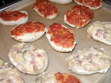 Party-Pizza-Brötchen Schinken - Rezept - Bild Nr. 2
