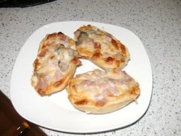 Party-Pizza-Brötchen Schinken - Rezept - Bild Nr. 3