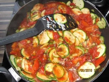 Schnelle Zuchini-Reis Pfanne - Rezept - Bild Nr. 4