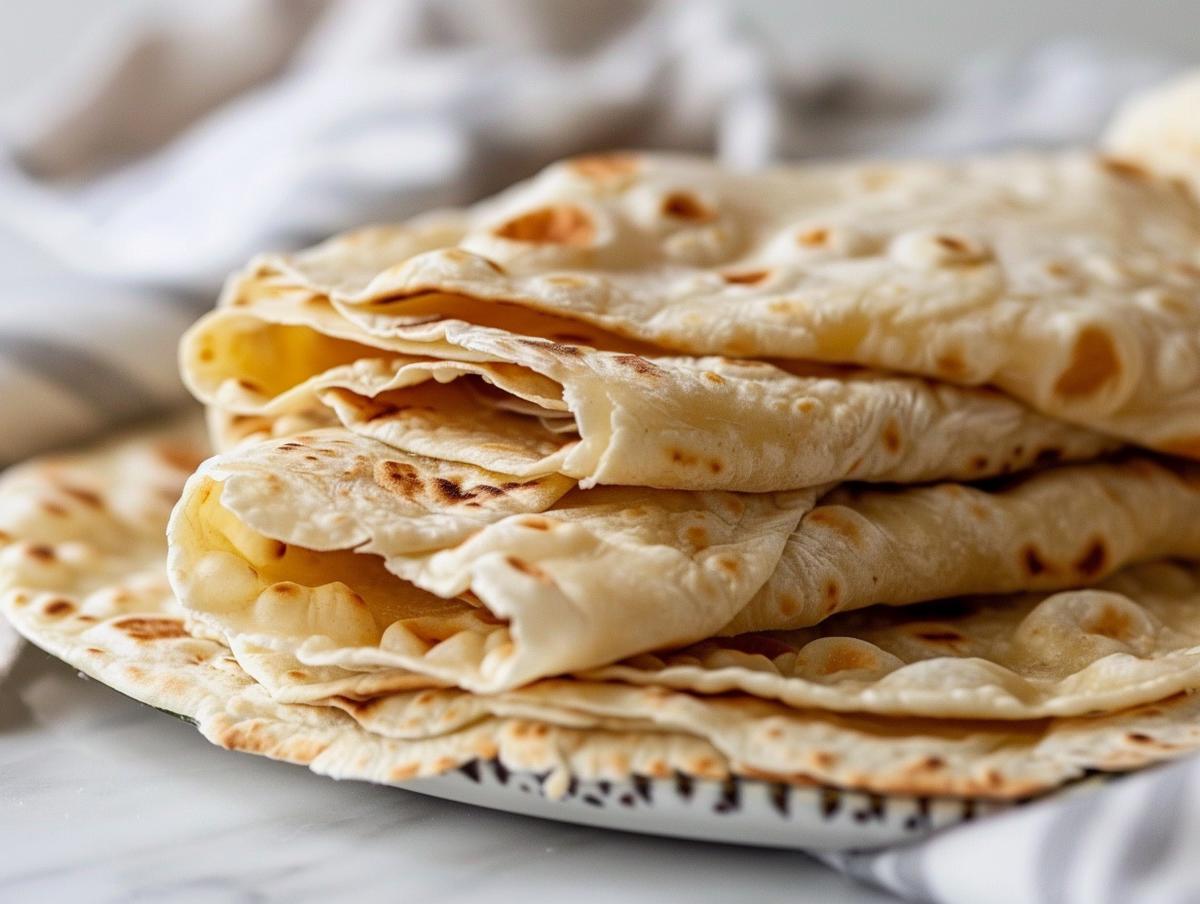 Brot/Brötchen - Tortilla Wraps - Rezept - Bild Nr. 8