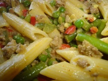 Mischmaschnudel  Pfanne ;-) - Rezept