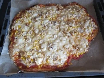 Pizza "ohne Hefe" - Rezept - Bild Nr. 7