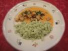 Kalbsgulasch mit Spinatnockerln - Rezept