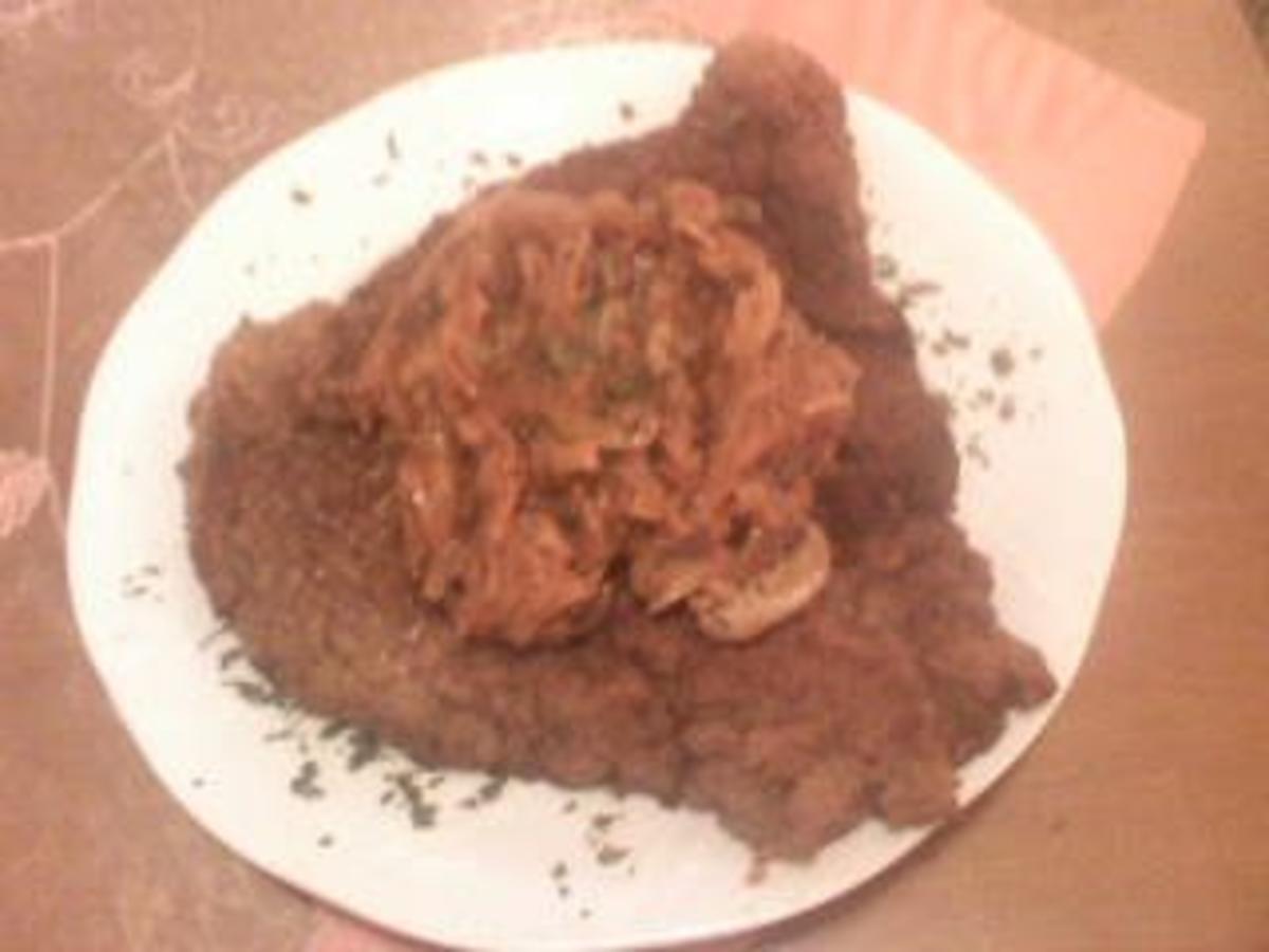 SCHNITZEL XXL MIT EINE ERFUNDENE SOSSE VARIANTE - Rezept - kochbar.de