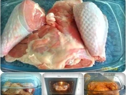 Rezept: Mittagstisch - Putenkeule aus dem Backofen Bild Nr. 6 Mittagstisch - Putenkeule aus dem Backofen - Rezept - Bild Nr. 6