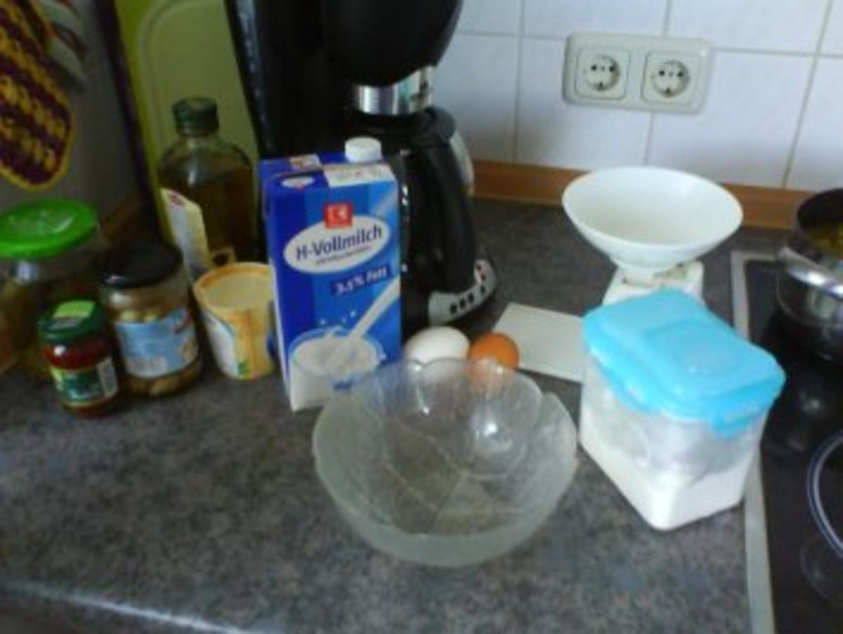 Deftige Pfannkuchen mit Frischkäse-Hackfleischfüllung - Rezept - Bild Nr. 4