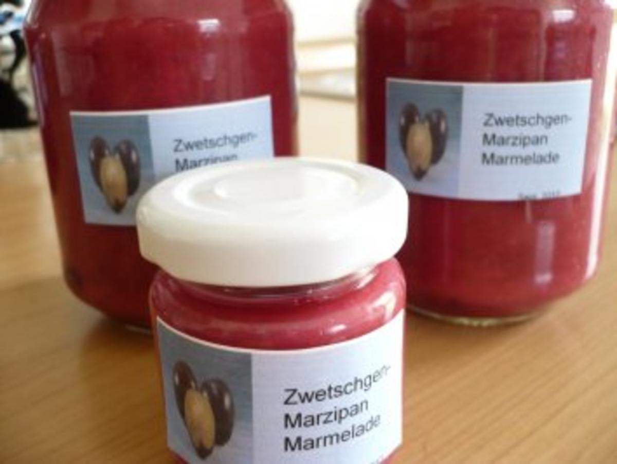 Bilder für Zwetschgen - Marzipan - Marmelade - Rezept