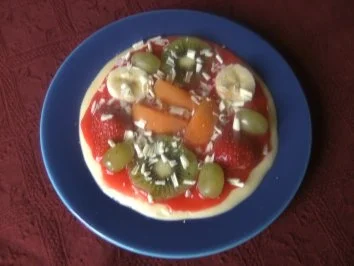 Rezept: Rezepte für Kinder 3 : Süße Pizza Bild Nr. 2 Rezepte für Kinder 3 : Süße Pizza - Rezept - Bild Nr. 2