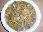 Rezept: Grรผne Bohnensuppe mit Butternockeln Grรผne Bohnensuppe mit Butternockeln - Rezept