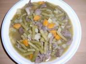 Grüne Bohnensuppe mit Butternockeln - Rezept