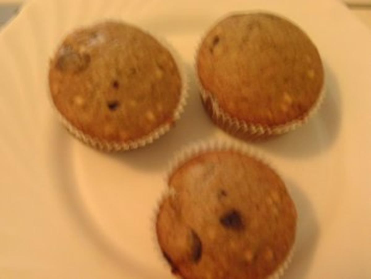 Kirsch-Muffins mit Schoko und Mandeln - Rezept