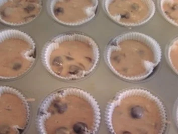 Kirsch-Muffins mit Schoko und Mandeln - Rezept - Bild Nr. 4