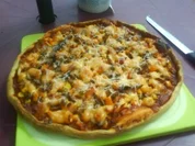 Pizza rustikal - Rezept