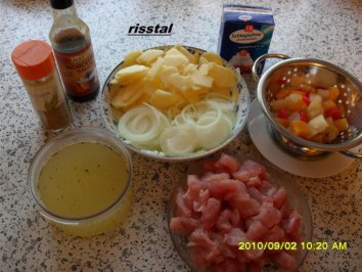 Curry - Putengeschnetzeltes mit Früchten - Rezept - Bild Nr. 2