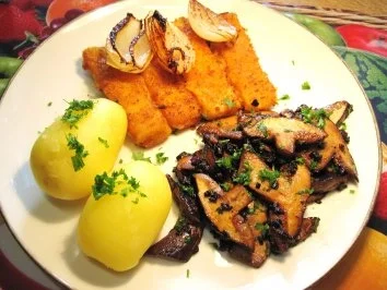 Rezept: Maronenpilze aus der Pfanne ... Maronenpilze aus der Pfanne ... - Rezept