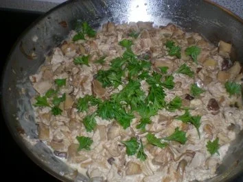 Steinpilz Fritata mit Putenstreifen - Rezept - Bild Nr. 7