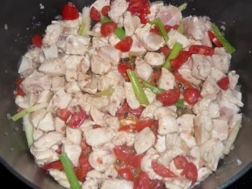 Rezept: Turbo - Geflügelgulasch mit Champignons Bild Nr. 5 Turbo - Geflügelgulasch mit Champignons - Rezept - Bild Nr. 5