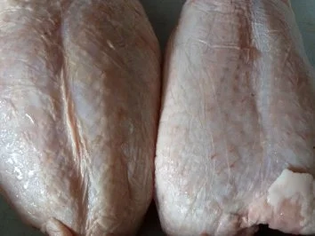 Calvados-Hähnchen an Nudelsalat mit Apfelmayonaise - Rezept - Bild Nr. 7