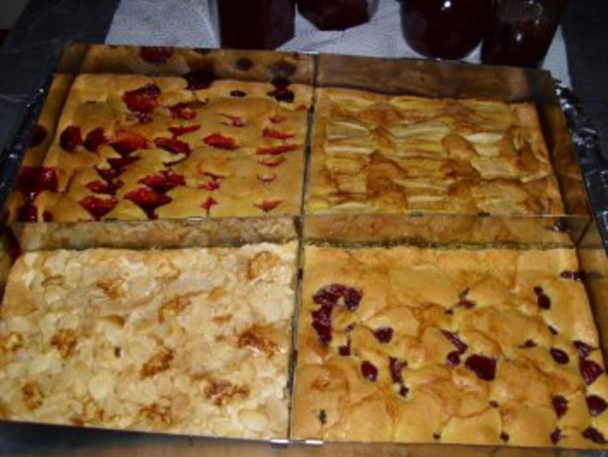 Bilder für 1 Teig = 4 Kuchen Rezept