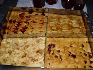 1 Teig = 4 Kuchen - Rezept