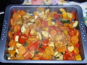 Rezept: Spätsommerliches Buttergemüse mit Basmatireis Bild Nr. 5 Spätsommerliches Buttergemüse mit Basmatireis - Rezept - Bild Nr. 5