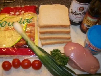 Aus dem Backofen - Hähnchentoast - Rezept - Bild Nr. 2