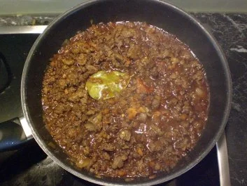 Aufläufe:Hackfleischtopf mit Curryreis und Käse Überbacken - Rezept - Bild Nr. 7